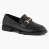 Dames Graceland Zwarte Loafer Sierketting