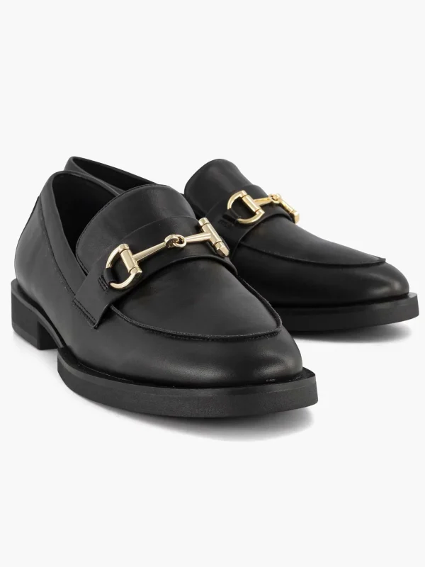 Dames Graceland Zwarte Loafer Sierketting
