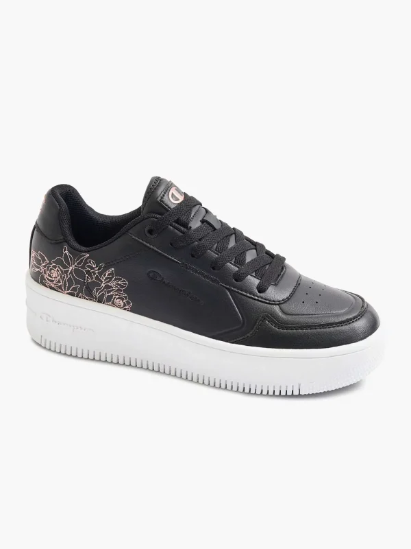 Dames Champion Zwarte Low Cut Shoe Rebound