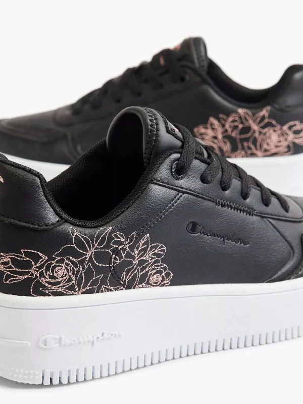 Dames Champion Zwarte Low Cut Shoe Rebound