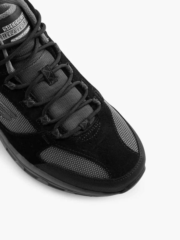 Heren Skechers Zwarte Oak Canyon - Ironhide