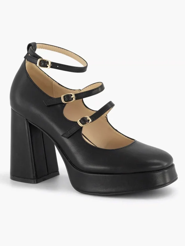 Dames Graceland Zwarte Platform Pump