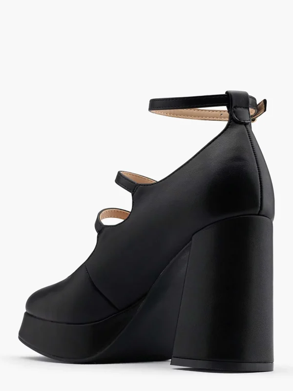 Dames Graceland Zwarte Platform Pump