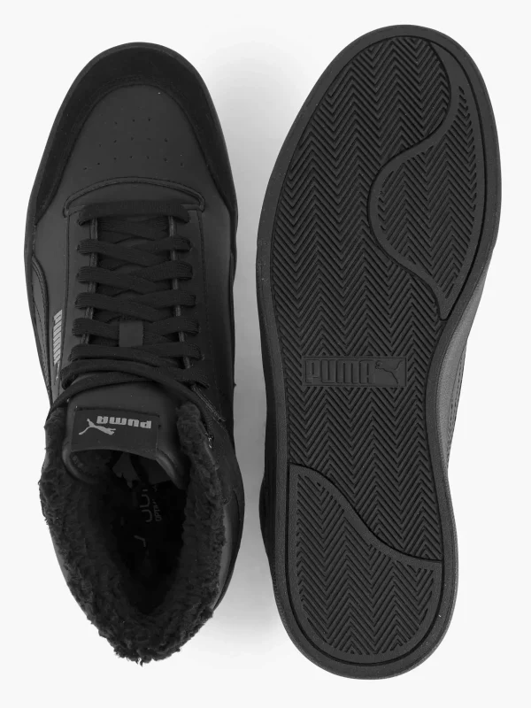 Heren Puma Zwarte Shuffle Mid Fur