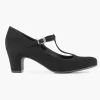 Dames Graceland Zwarte Pump Gesp