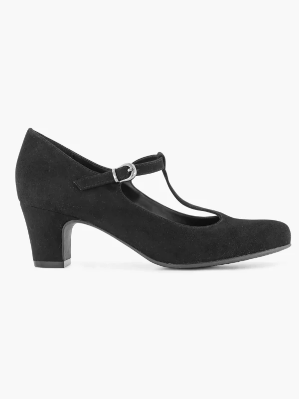 Dames Graceland Zwarte Pump Gesp