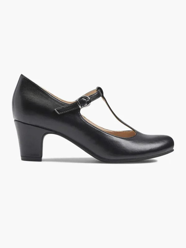 Dames Graceland Zwarte Pump Gesp