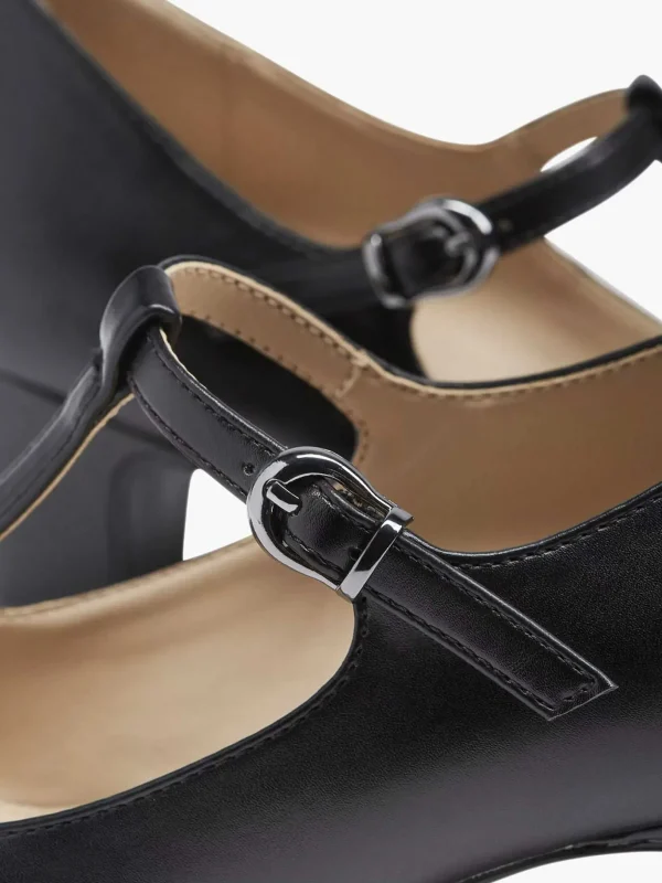 Dames Graceland Zwarte Pump Gesp
