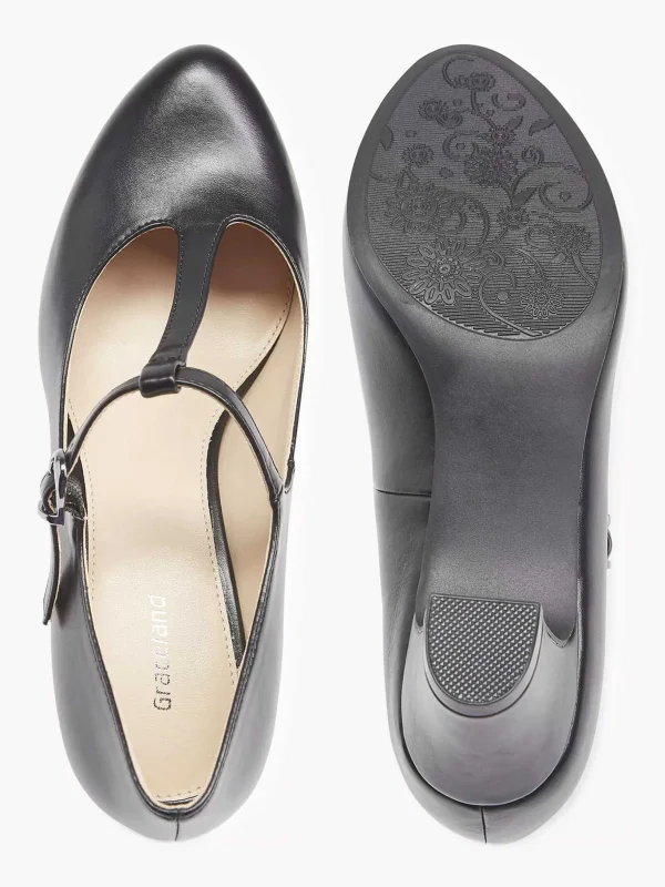 Dames Graceland Zwarte Pump Gesp