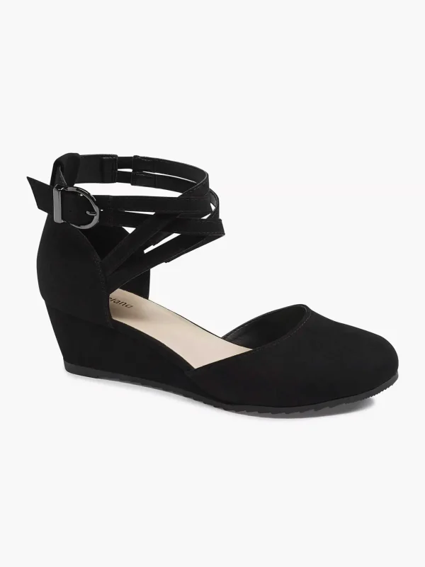 Dames Graceland Zwarte Pump Gesp