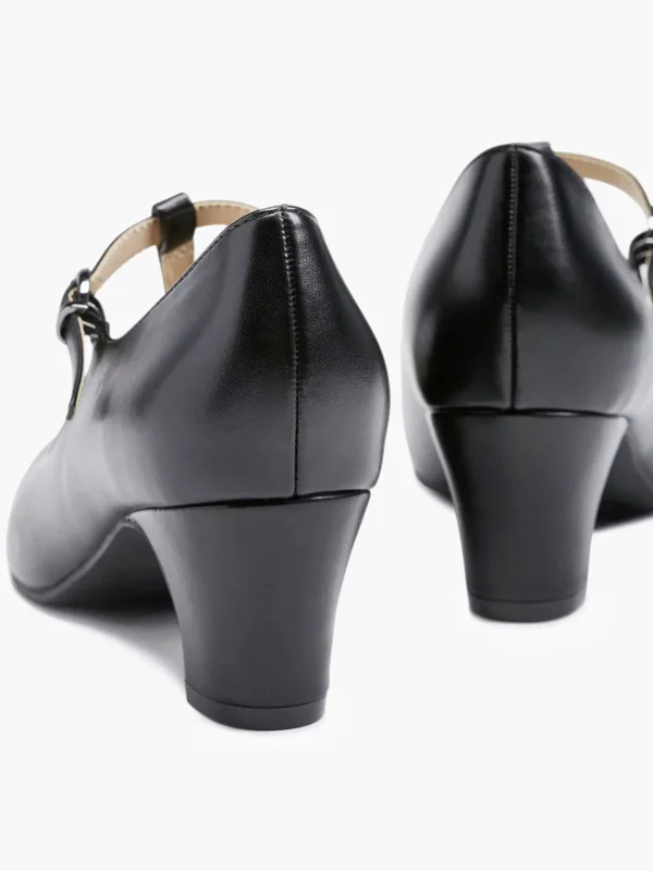 Dames Graceland Zwarte Pump Gesp