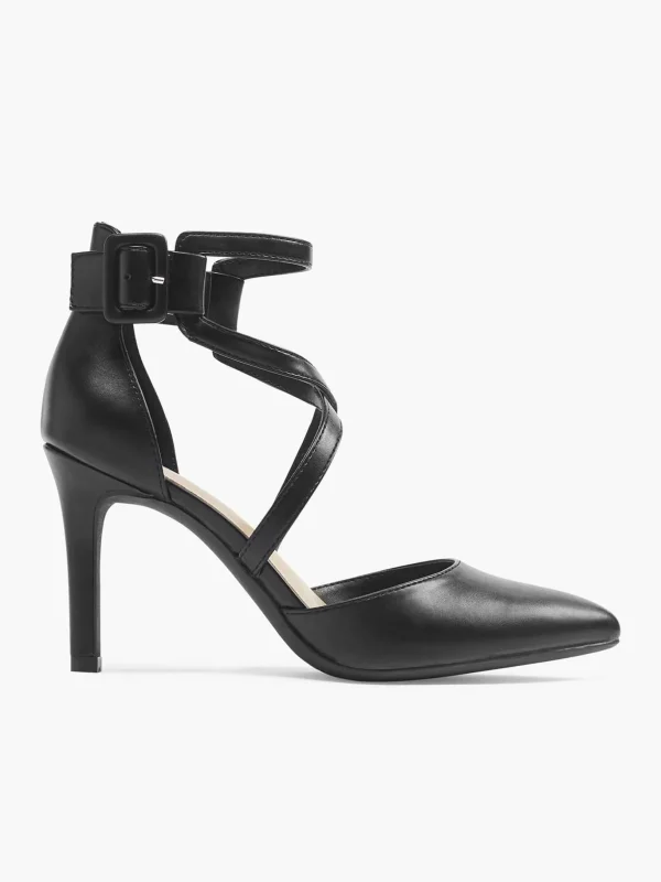 Dames Graceland Zwarte Pump Gespsluiting