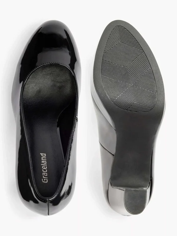 Dames Graceland Zwarte Pump Lak