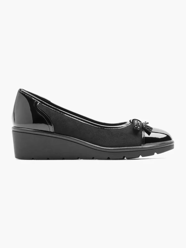 Dames Graceland Zwarte Pump Sleehak