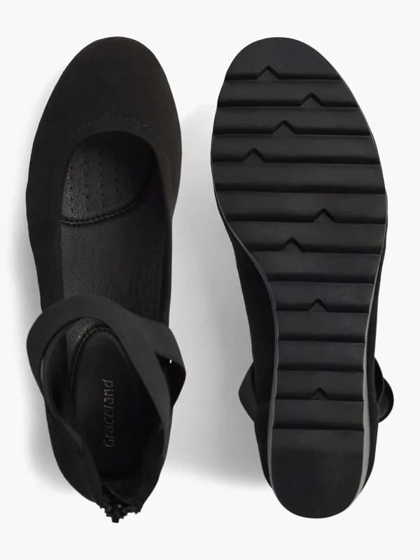 Dames Graceland Zwarte Pump Sleehak