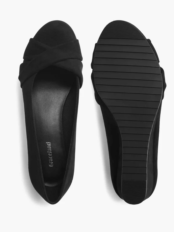 Dames Graceland Zwarte Pump Sleehak