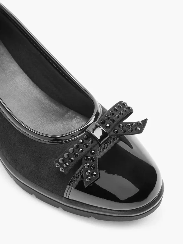 Dames Graceland Zwarte Pump Sleehak