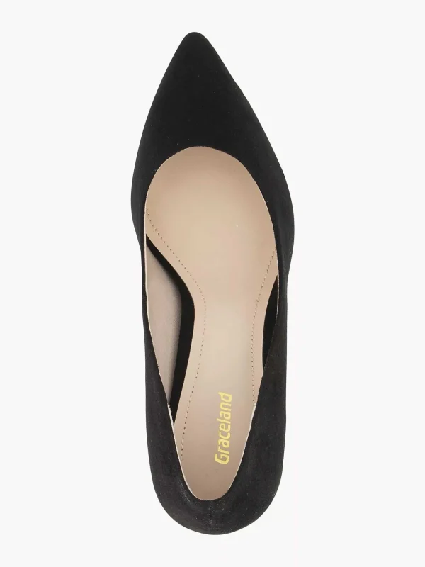 Dames Graceland Zwarte Pump Spitse Neus