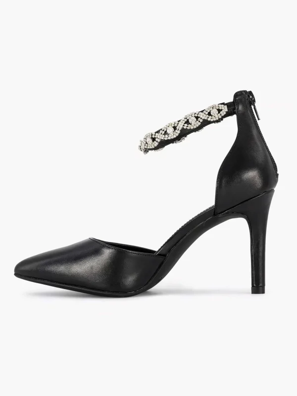 Dames Graceland Zwarte Pump Steentjes