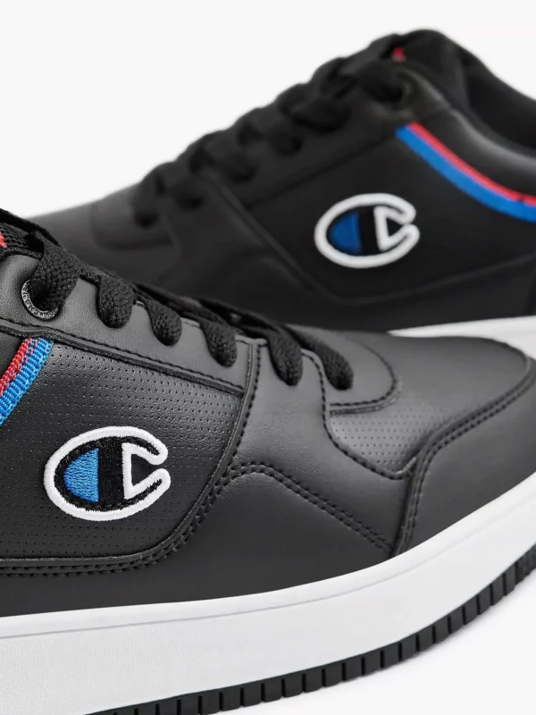 Heren Champion Zwarte Rebound Low