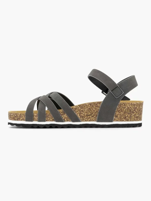 Dames Esprit Zwarte Sandaal