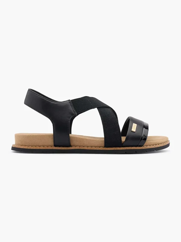 Dames Esprit Zwarte Sandaal