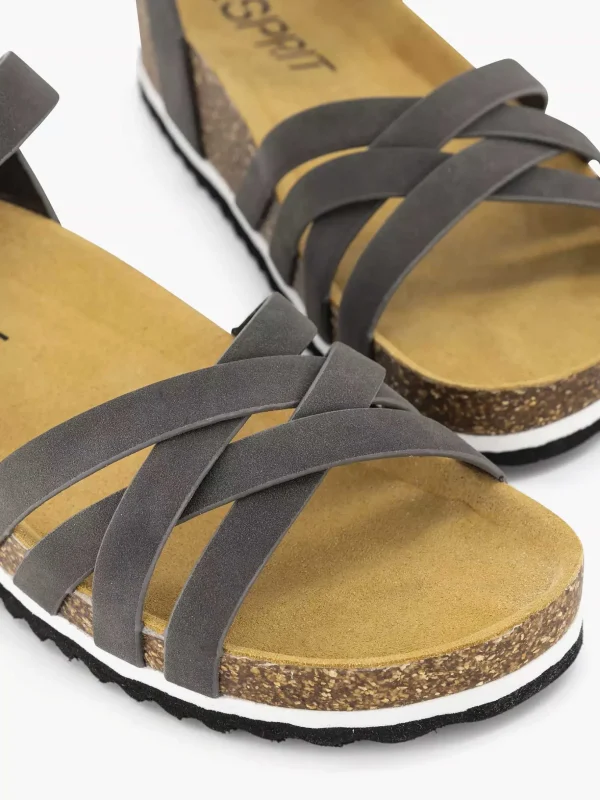 Dames Esprit Zwarte Sandaal