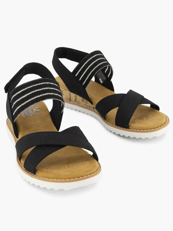 Dames Skechers Zwarte Sandaal