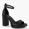 Dames Graceland Zwarte Sandalette