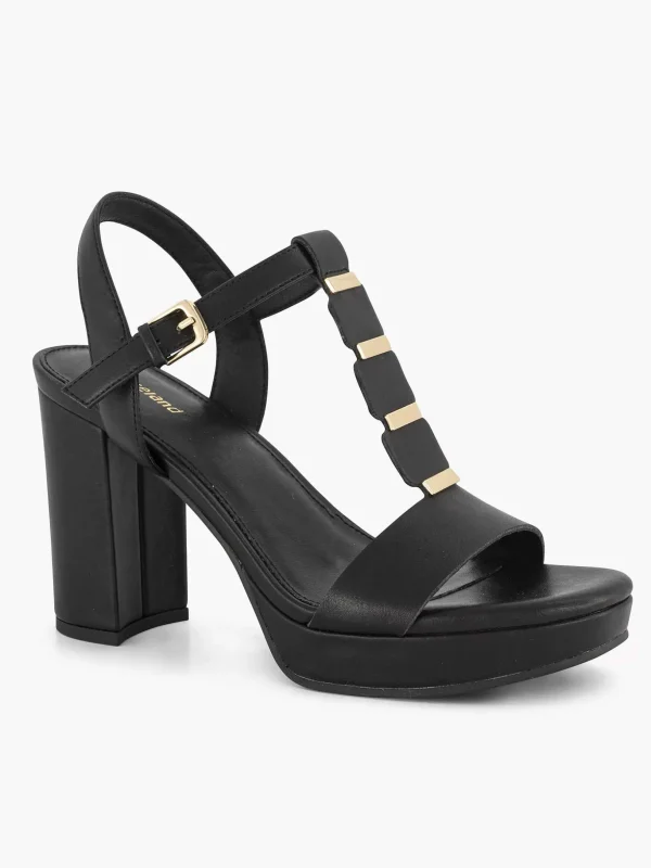 Dames Graceland Zwarte Sandalette