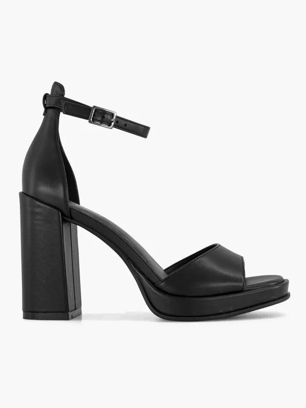 Dames Graceland Zwarte Sandalette