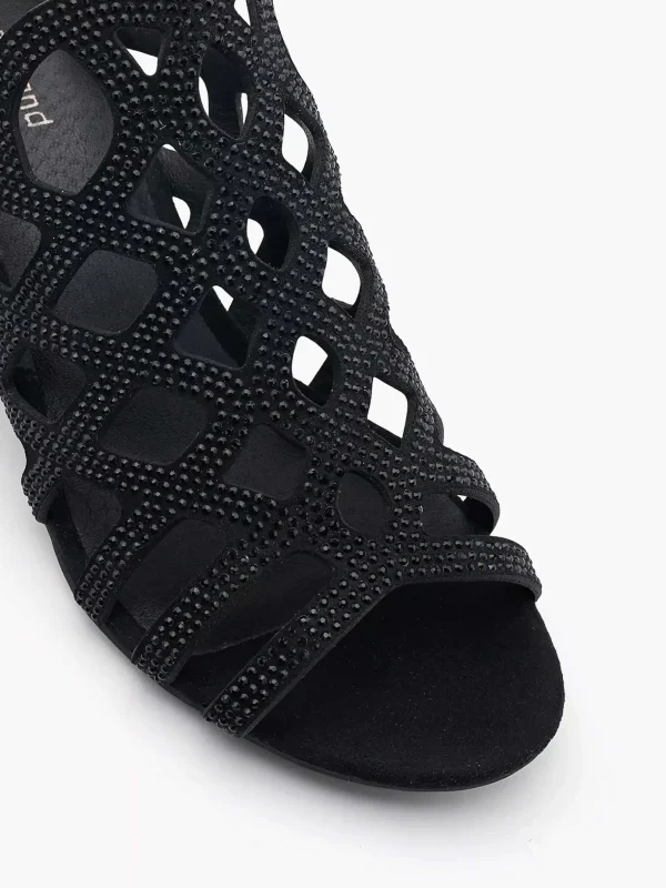 Dames Graceland Zwarte Sandalette