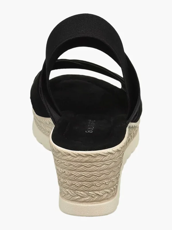 Dames Graceland Zwarte Sandalette