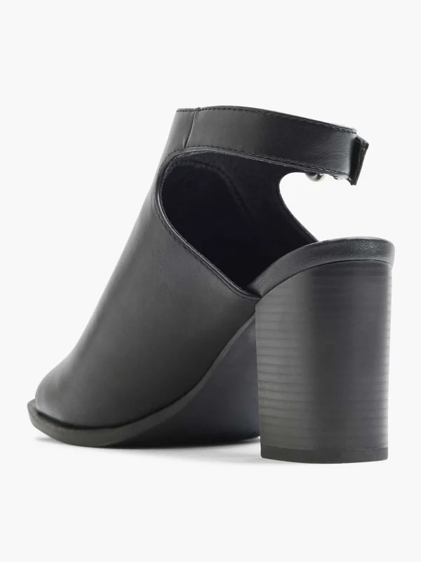 Dames Graceland Zwarte Sandalette