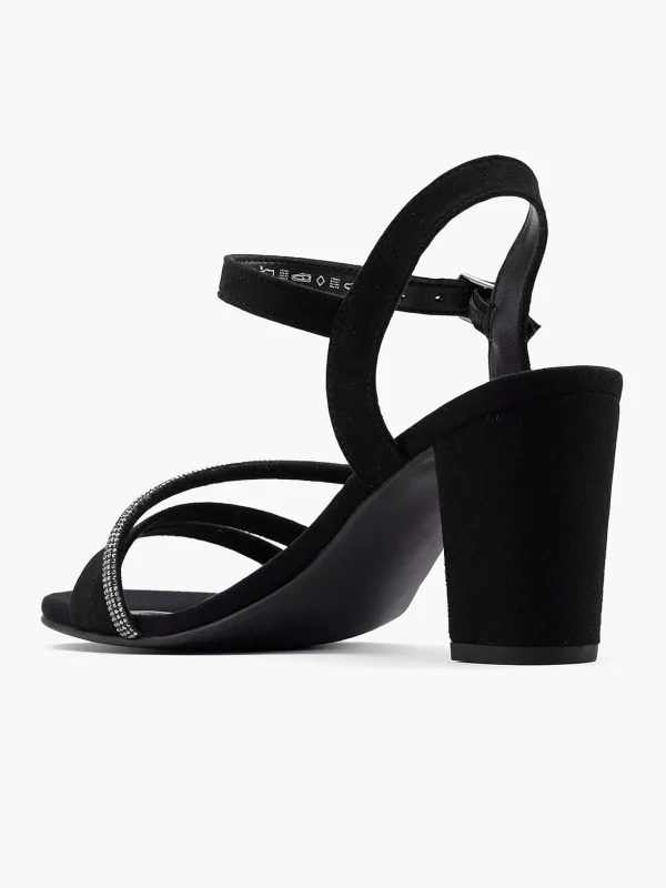 Dames Graceland Zwarte Sandalette
