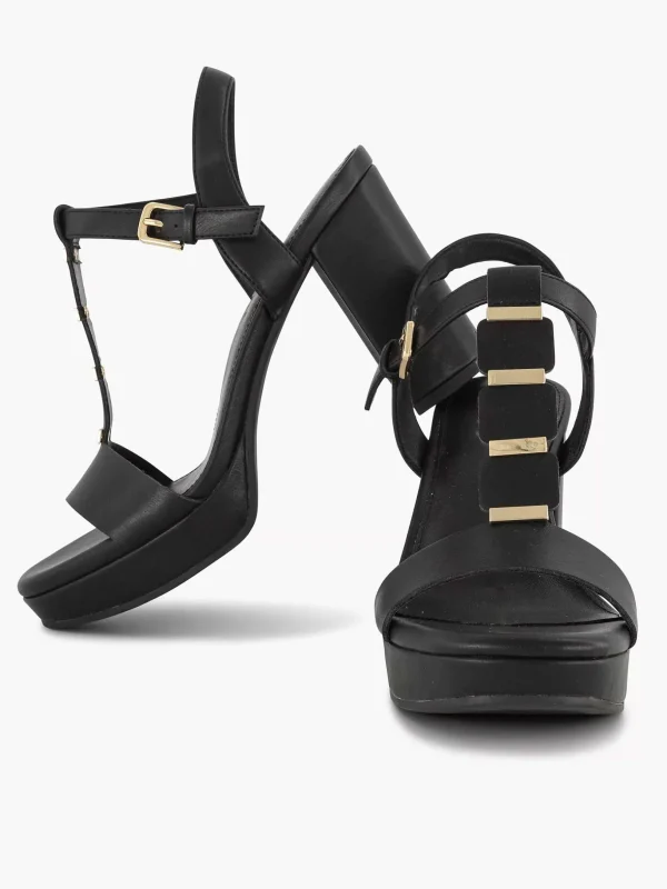 Dames Graceland Zwarte Sandalette