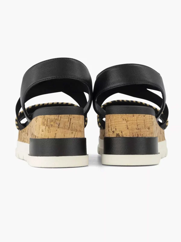 Dames Graceland Zwarte Sandalette