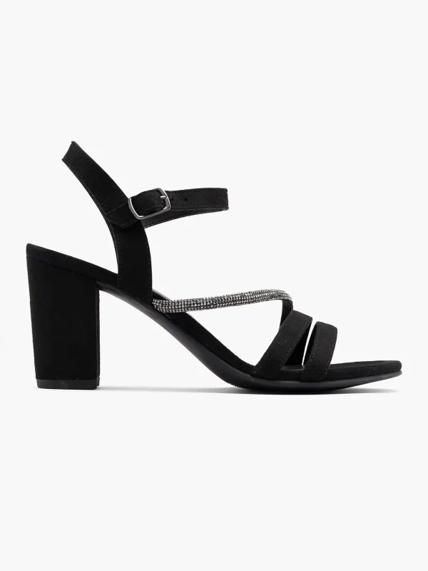 Dames Graceland Zwarte Sandalette