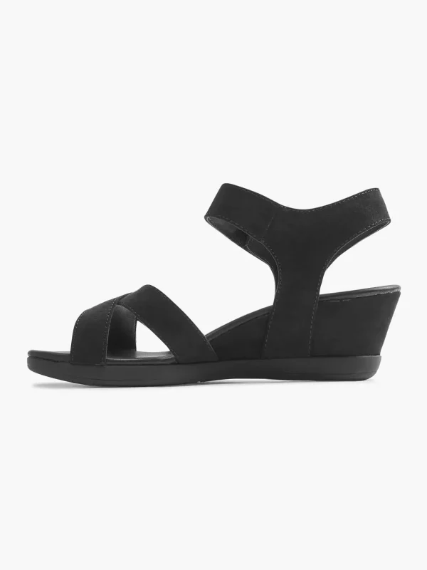 Dames Graceland Zwarte Sandalette Sleehak