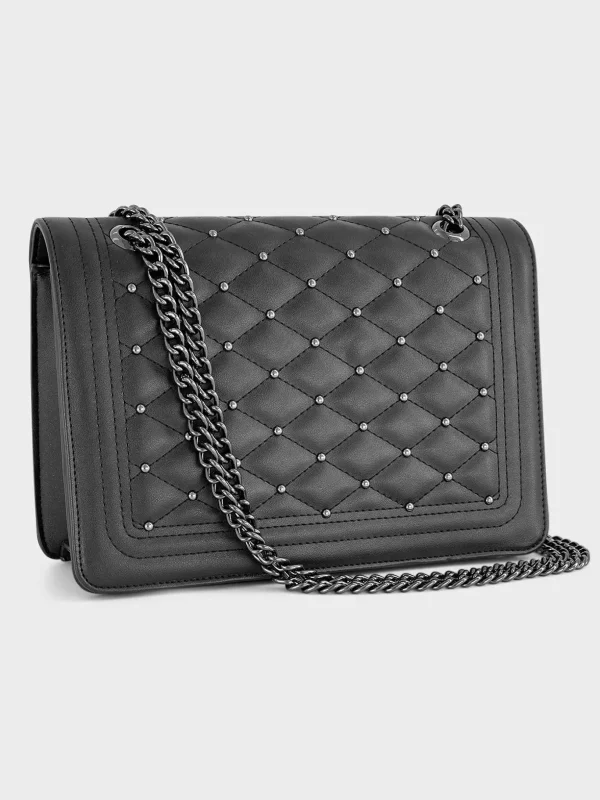 Dames Graceland Zwarte Schoudertas Padded