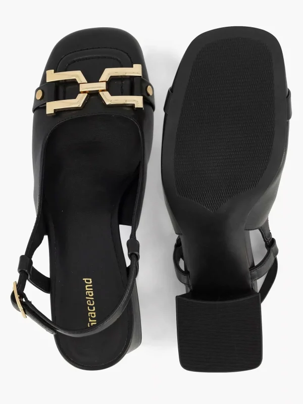 Dames Graceland Zwarte Slingback