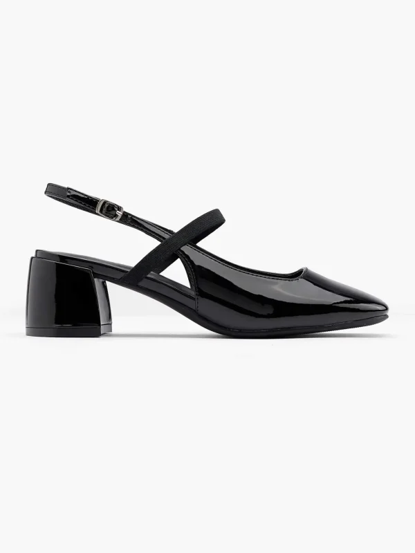 Dames Graceland Zwarte Slingback