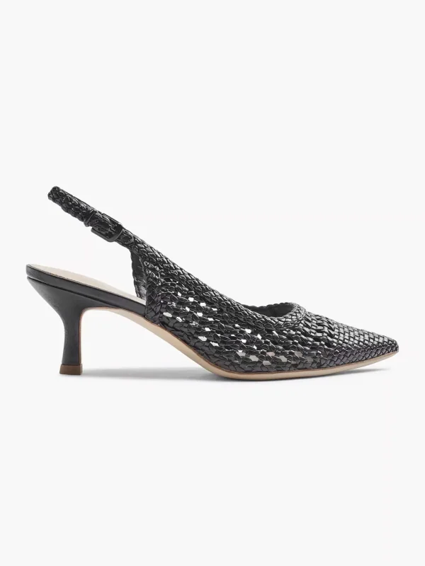 Dames Graceland Zwarte Slingback Pump