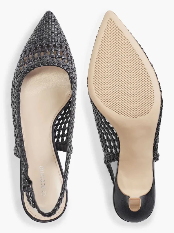 Dames Graceland Zwarte Slingback Pump