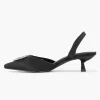 Dames Graceland Zwarte Slingback Steentjes