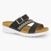 Dames Easy Street Zwarte Slipper