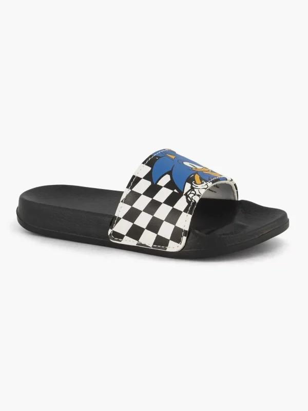 Kinderen Sonic Zwarte Slipper