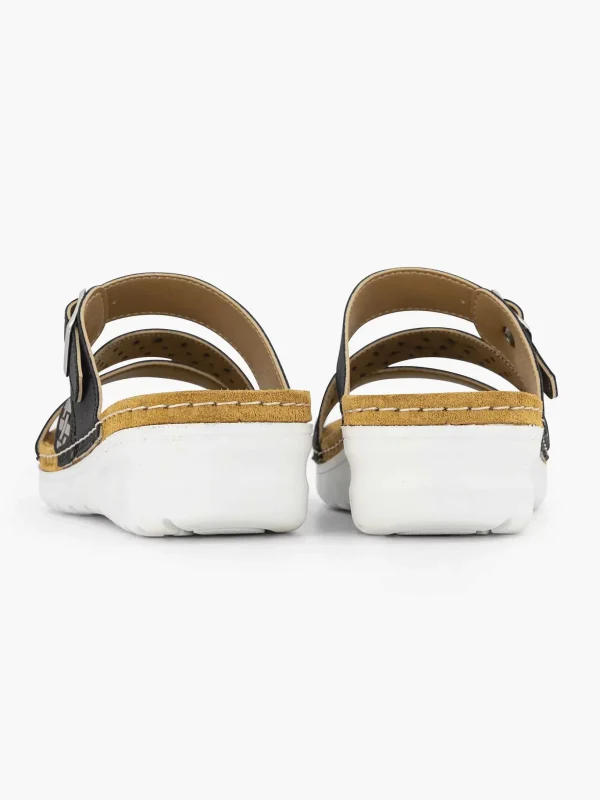 Dames Easy Street Zwarte Slipper