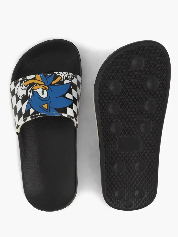 Kinderen Sonic Zwarte Slipper