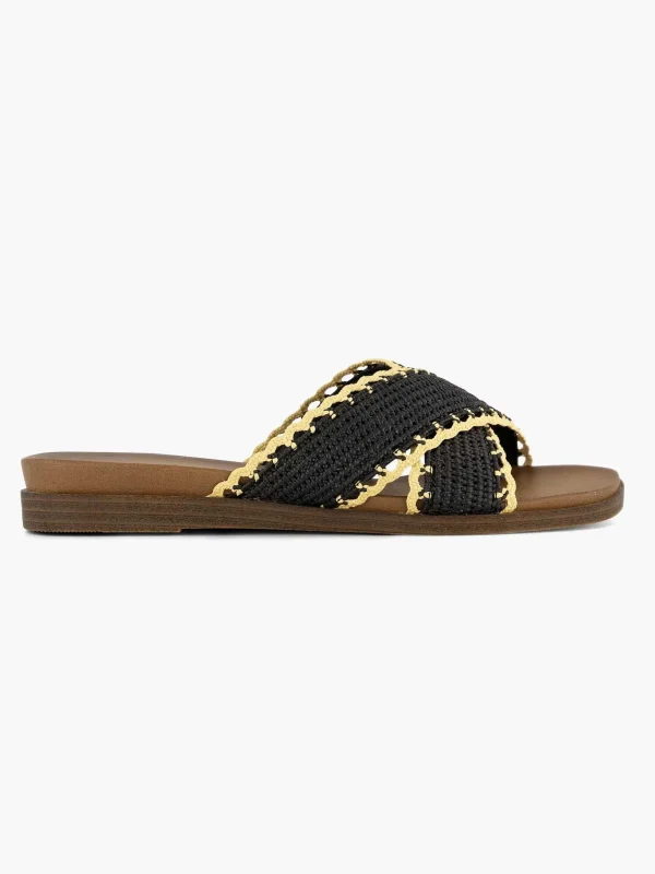 Dames Graceland Zwarte Slipper
